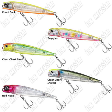Daiwa Morethan Salt Pencil 95F 9,5cm 11gr Maket Yem Chart Back