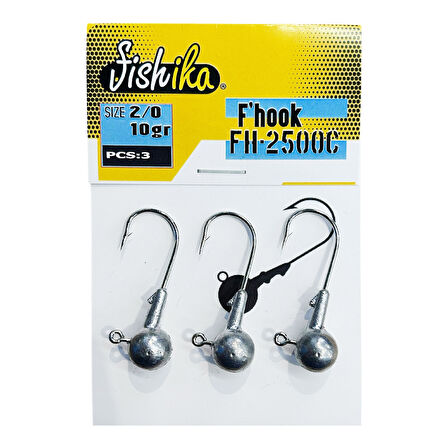 Fishika 2500 #2/0 10gr Jig Head