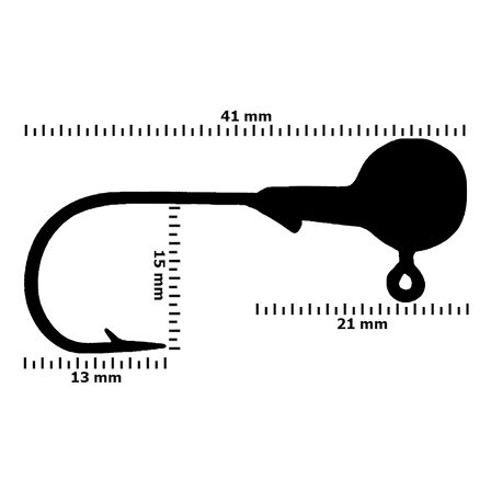 Fishika 2500 #2/0 10gr Jig Head