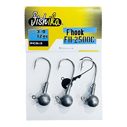Fishika 2500 #3/0 12gr Jig Head
