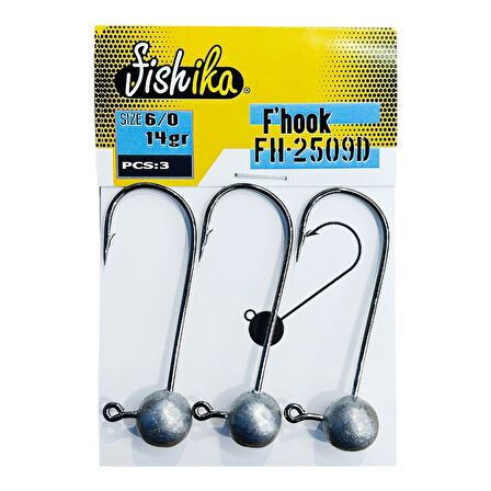 Fishika 2509 #6/0 14gr Jig Head