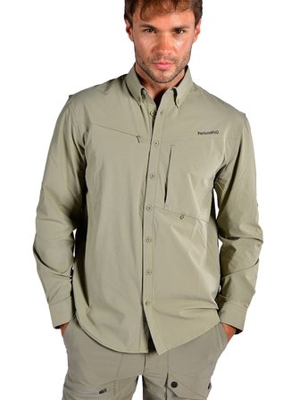 Stafu Pro Outlander Haki Uzun Kollu Gömlek 3XL