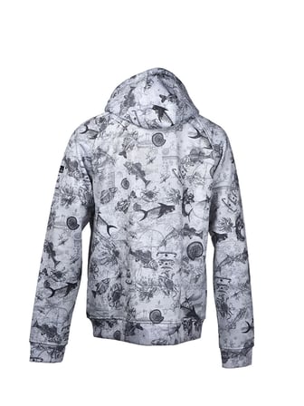 Stafu Pro Jedi Fermuarlı Kapüşonlu Paleo Grey Sweatshirt M