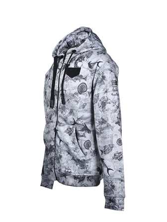 Stafu Pro Jedi Fermuarlı Kapüşonlu Paleo Grey Sweatshirt L