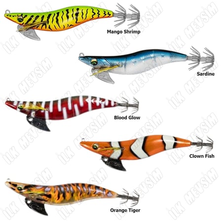 Daiwa Emeraldas Nude V2 #3.5 13cm 19,5gr Kalamar Zokası Orange Tiger