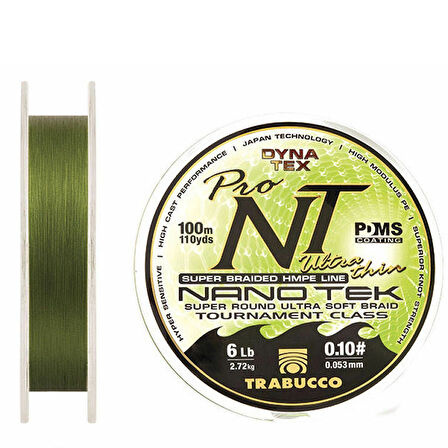 Trabucco Dyne Tex Pro NT Ultra Thin 100m İp Misina Kalınlık (mm) : 0,06mm