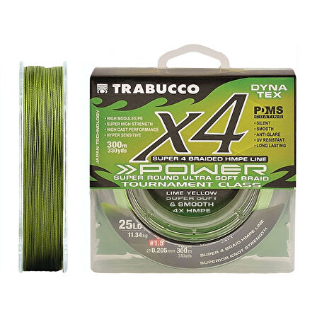 Trabucco Dyna Tex Pro 4B UV Moss Green 150m İp Misina Kalınlık (mm) : 0,16mm