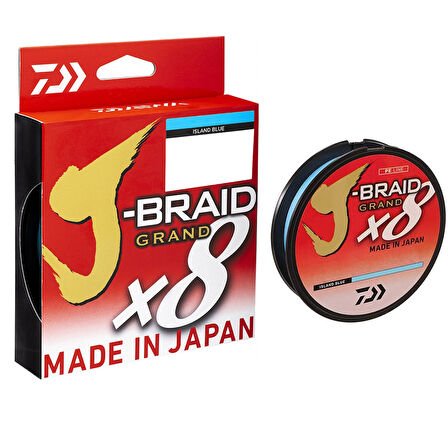 Daiwa J-Braid Grand 8B Blue 270m İp Misina Kalınlık (mm) : 0,20mm