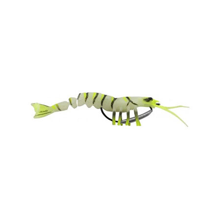 Savage gear TPE Manic Shrimp 6,5cm 4gr Silikon Yem Renk : Glow