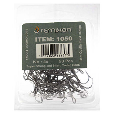 Remixon 1050 Black Nickel Üçlü İğne İğne No : 8