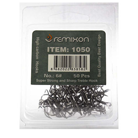 Remixon 1050 Black Nickel Üçlü İğne İğne No : 8