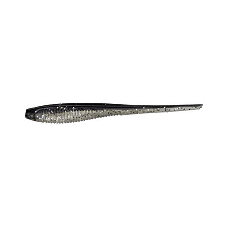 Remixon Worm Shad 7,5cm Silikon Yem Renk : Black Silver