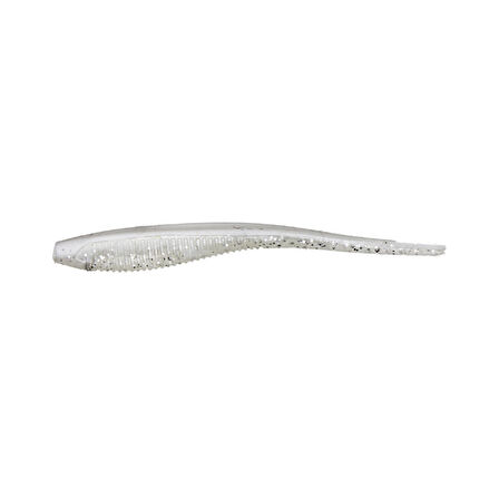 Remixon Worm Shad 7,5cm Silikon Yem Renk : White Ghost