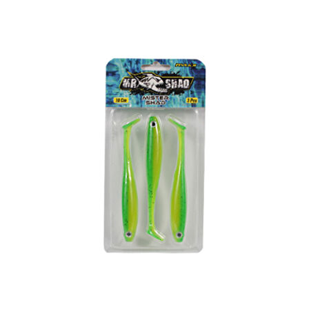 Ryuji Mister Shad 10cm 7gr Silikon Yem Renk : UV Lime