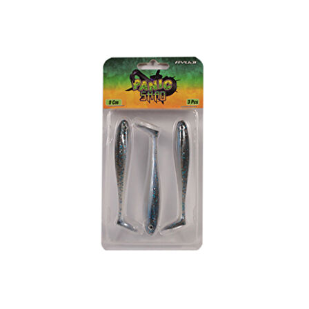 Ryuji Panic Shad 9cm 5.5gr Silikon Yem Renk : Blue Glit