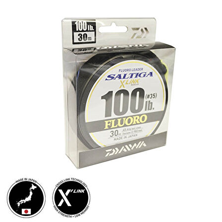 Daiwa Saltiga X Link FC 30m Leader Misina Kalınlık (mm) : 0,43mm