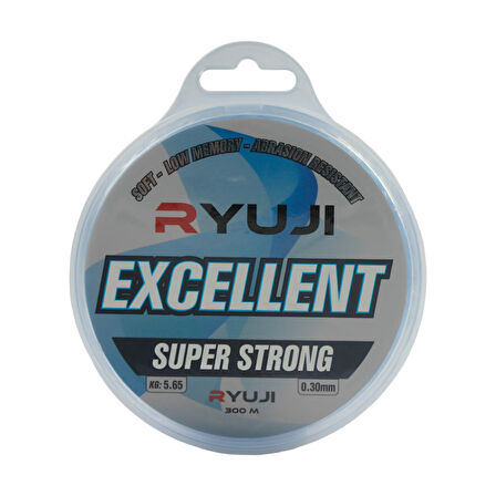Ryuji Excellent Super Soft Blue 300m Misina Kalınlık (mm) : 0,40mm