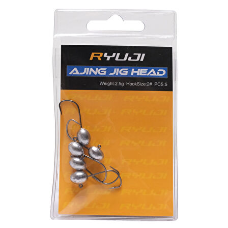 Ryuji Ajing 2,5gr Jig Head İğne No : 2