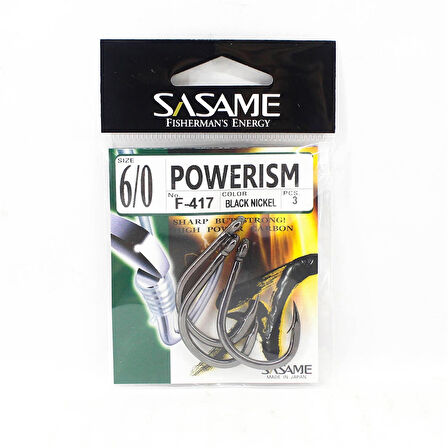 Sasame Powerism F-417 Black Nickel İğne İğne No : 1-0