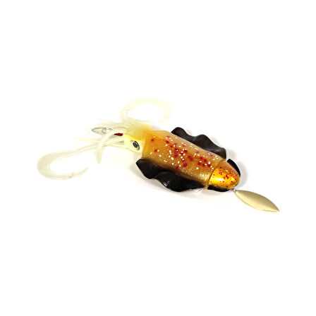 Seabor Cuttlefish 285gr Silikon Kalamar Jig Yem Renk : Brown UV