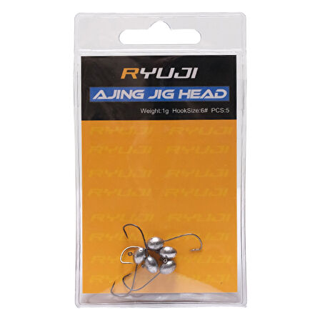 Ryuji Ajing 0,6gr Jig Head İğne No : 6