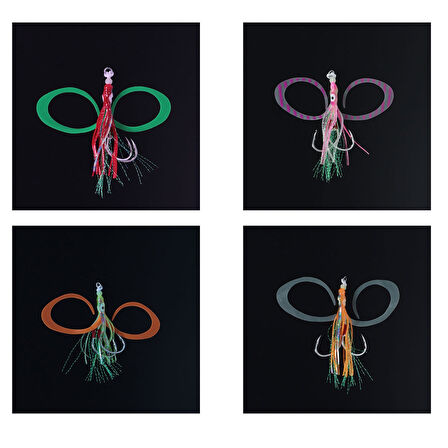 Seabor Squid SBR03C 2-0 Assist İğne Renk : Orange