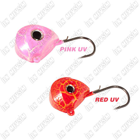 Seabor Tenya 80gr Jig Head Renk : Red UV