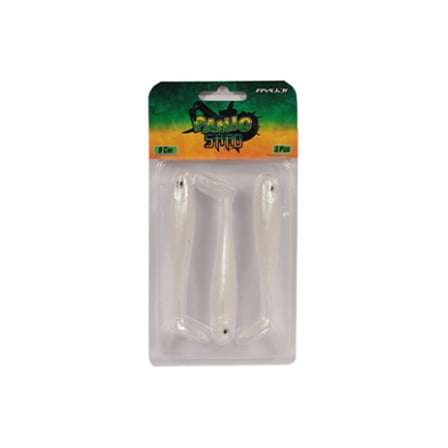 Ryuji Panic Shad 9cm 5.5gr Silikon Yem Renk : Silver White UV