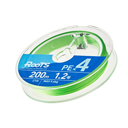 Gosen Roots 4B Light Green 200m İp Misina Kalınlık (PE) : PE # 1.5