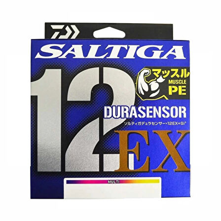 Daiwa Saltiga Durasensor 12B Multicolor 400m İp Misina Kalınlık (mm) : 0,26mm