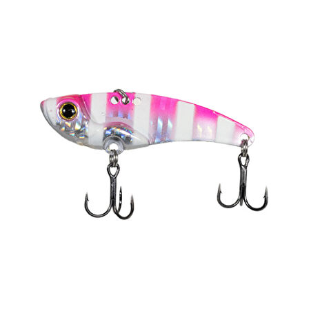 Ryuji Mirror Vib 6,5cm 22gr Vibrasyon Yem Renk : Pink Zebra Glow