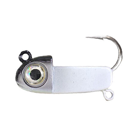 Seabor Lily Shad White Glow 2 Adet Yedek Jig Head Ağırlık (gr) : 150gr