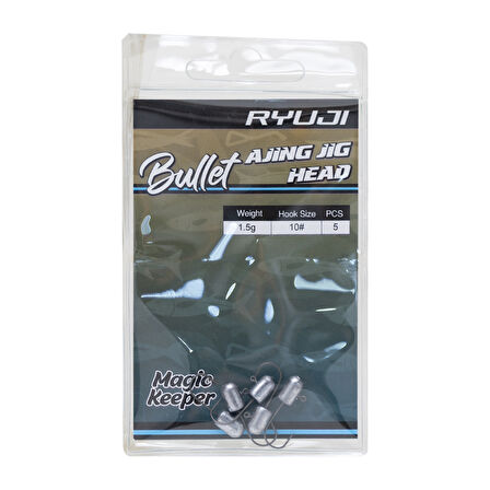 Ryuji Bullet Ajing #10 Jig Head Ağırlık (gr) : 1,3gr