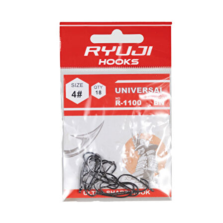 Ryuji R-1100 Universal Black Nickel İğne İğne No : 1-0