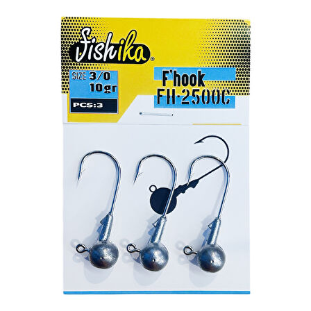 Fishika 2500 #3/0 10gr Jig Head
