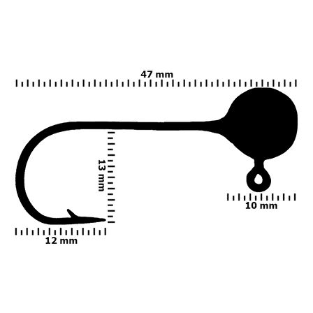 Fishika 2509 #1/0 5gr Jig Head