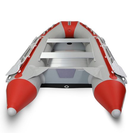 Fishika 370cm Kırmızı Alüminyum Taban Omurgalı Şişme Bot