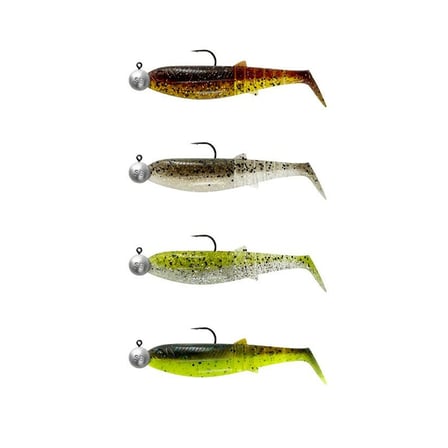 Savage Gear Cannibal Shad 4+4 12,5cm 20gr Silikon Yem Renk : Clear Water