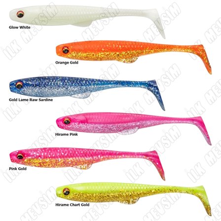 Daiwa Flat Junkie Duckfin Shad 11cm Silikon Yem Hirame Chart Gold