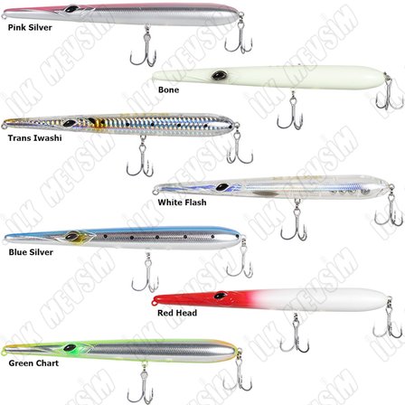 Ryuji Dog Pencil 18cm 24gr Maket Yem Blue Silver
