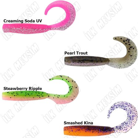 Daiwa Bait Junkie Grub Soft 10cm Silikon Yem Pearl Trout