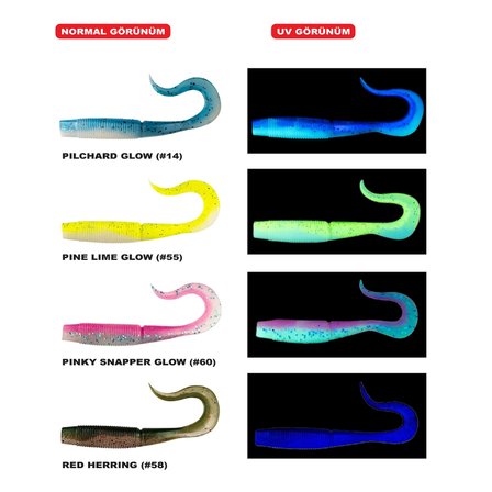 Daiwa Bait Junkie Wave Minnow 14cm 15gr Silikon Yem Pinky Snapper Glow
