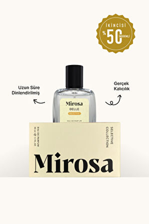 Mirosa Belle Selective Dinlendirilmiş Kalıcı Kadın Parfümü Premium EDP 50ml S105