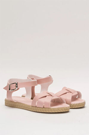 Günlük Şık Rahat Kadın Sandalet PUDRA