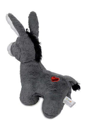 Sevimli Eşek Uyku Ve Oyun Arkadaşı Eşşek Peluş Oyuncak Peluş Eşek 35 Cm Kalpli Eşek