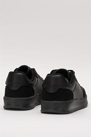 Unisex Düz Hafif Taban Günlük Sneaker Ayakkabı SİYAH