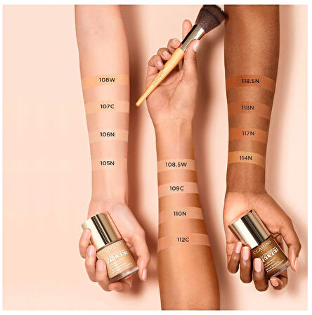 Clarins Skin Illusion Velvet - Doğal Bitişli Nemlendirici Fondöten 112,3N