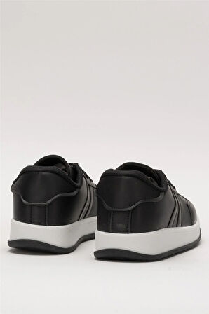 Unisex Düz Hafif Taban Günlük Sneaker Ayakkabı SİYAH