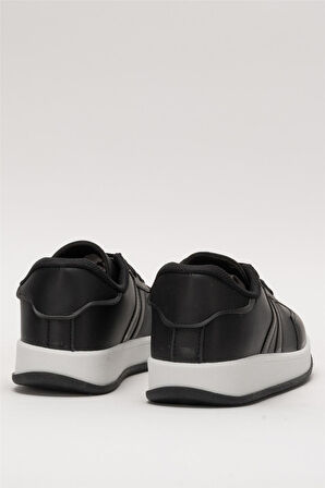 Unisex Düz Hafif Taban Günlük Sneaker Ayakkabı SİYAH
