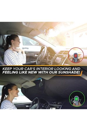 Araç Ön Cam Güneşliği Katlanabilir Oto Güneş Koruyucu UV Korumalı Ön Cam Gölgelik
